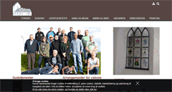 Desktop Screenshot of aabykirke.dk